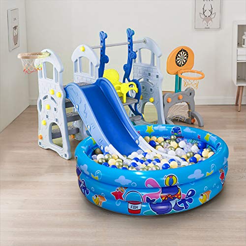 Big Summer Inflatable 3 Ring Baby Pool Big Summer Inflatable 3 Ring Baby Pool